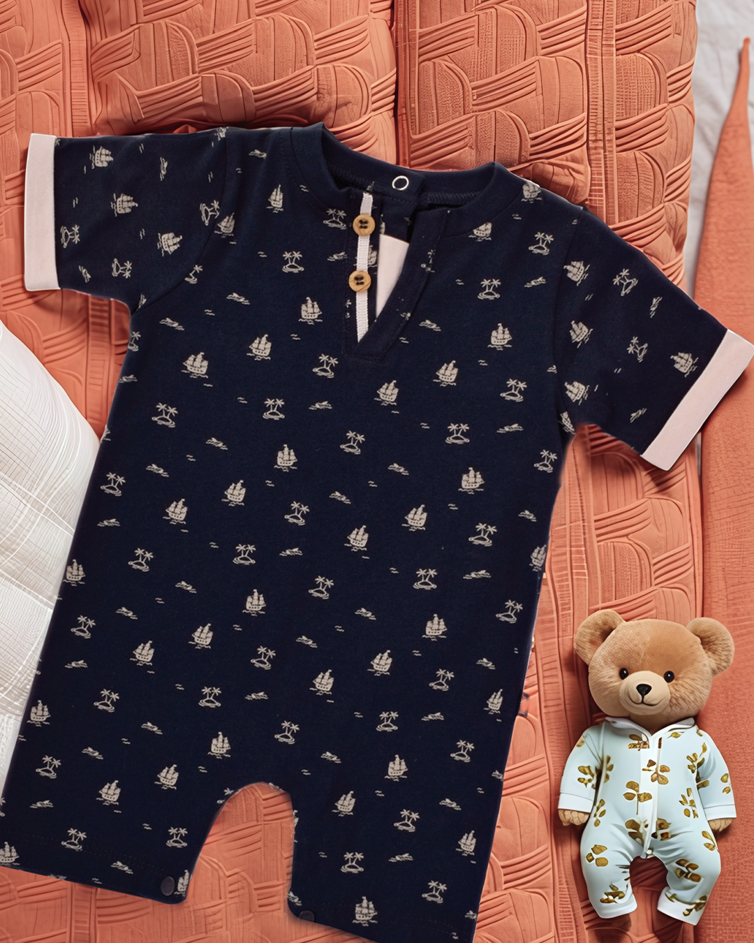 Aloha Boys Printed Overalls