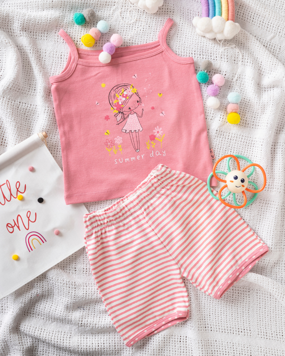 Newborn Interlock Girl Pajama Summer day doll