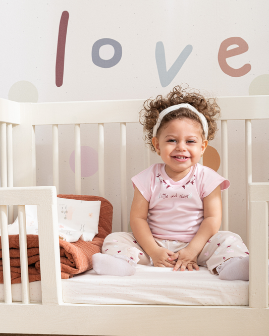 Bunnies baby girls pajamas