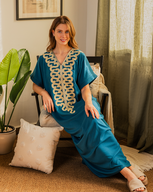 2 embroidered half sleeve dacron shirts