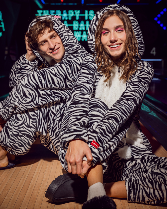 Zebra jumpsuit for women and men