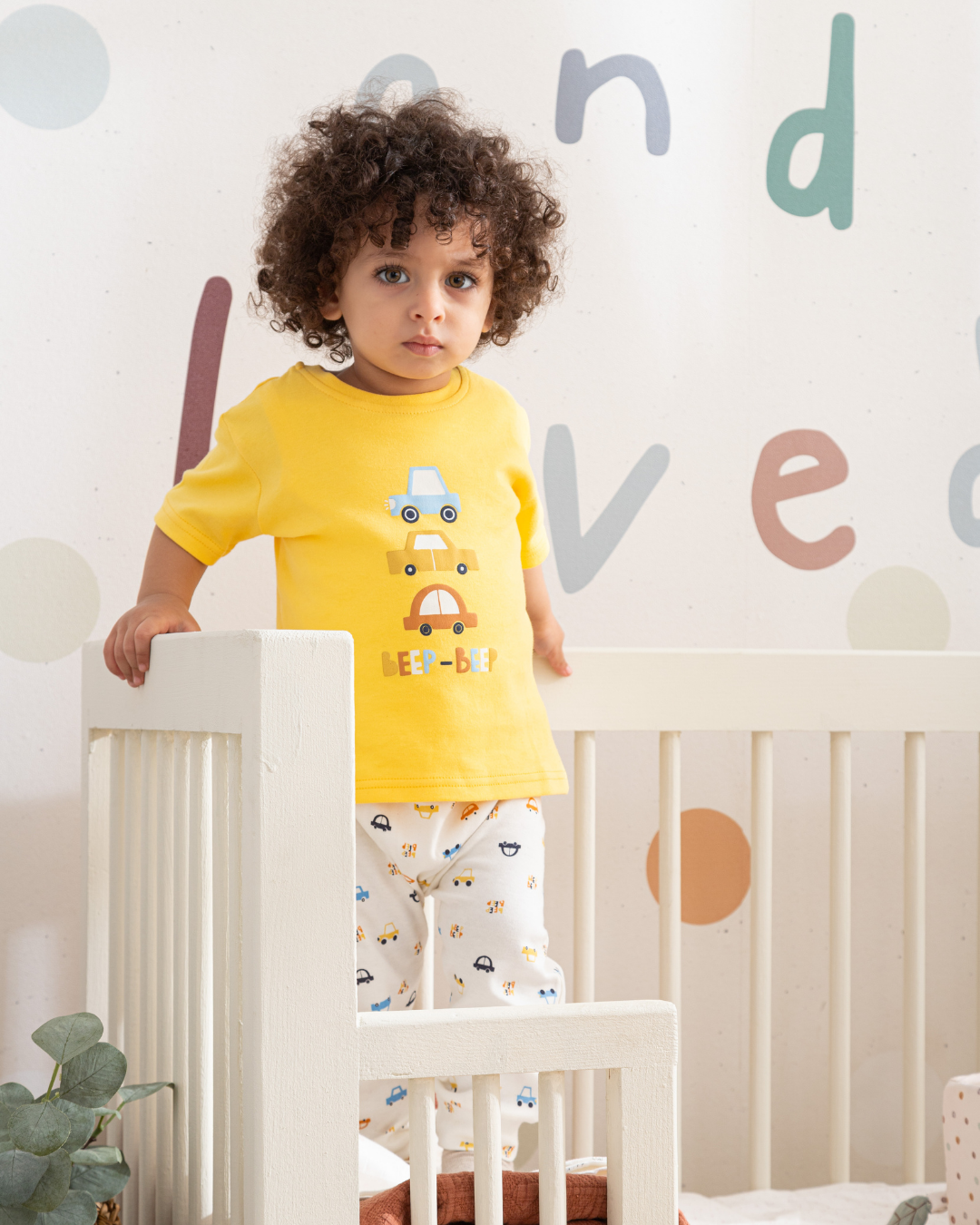 Beeb Beeb Baby boys' pajamas, half sleeves, cotton